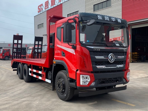 東風(fēng)華神T5后八輪平板拖車(chē)